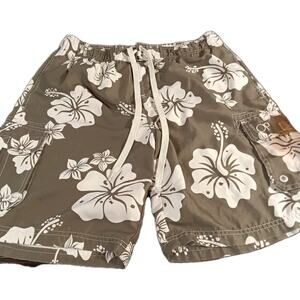 Op Swim Trunks Mesh Lined Sz. Med. Floral Beach Vacation
